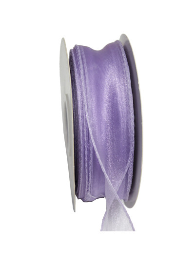 실루엣오간디 리본4cm(보라)50yd